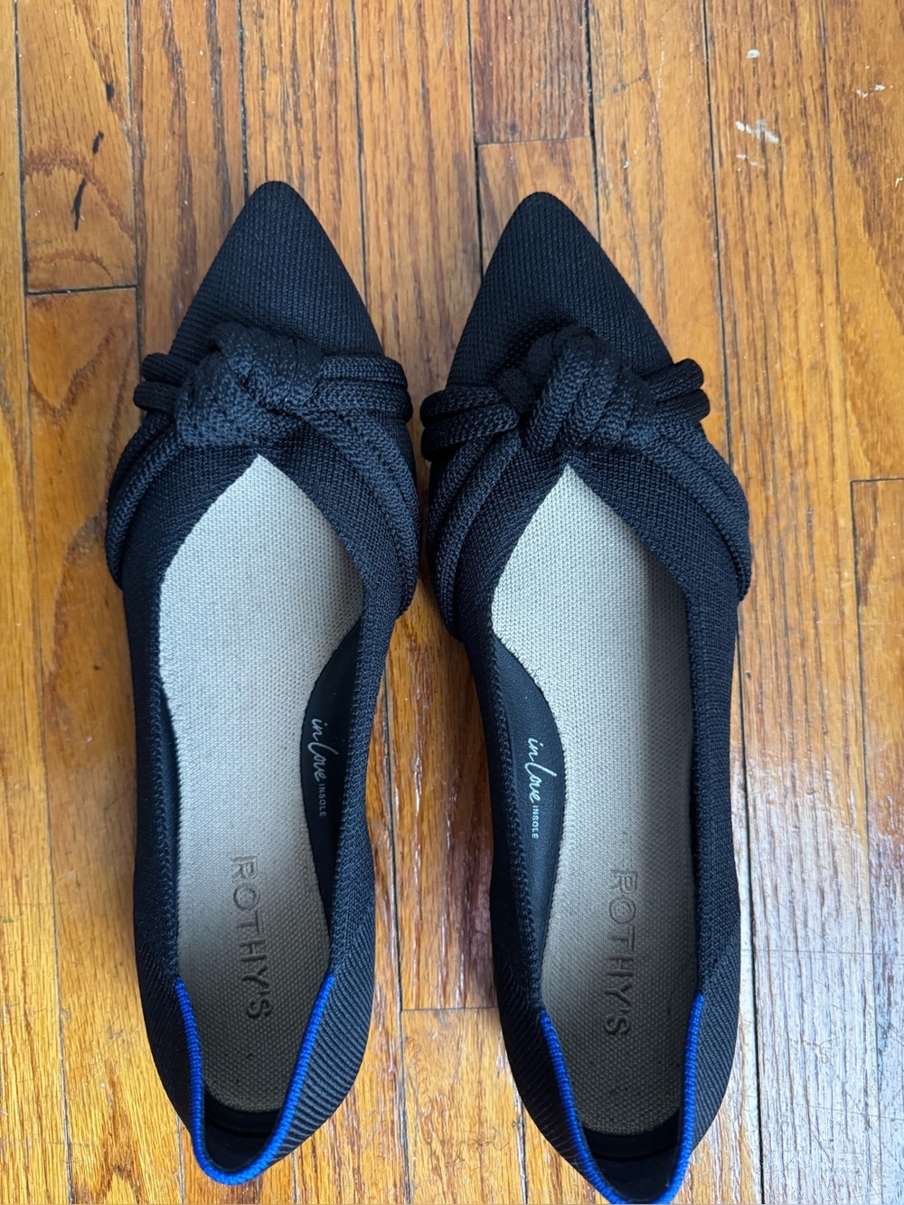 Rothy's The Knot II black Women's Flats